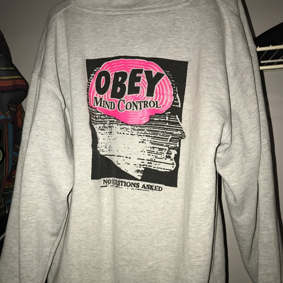 obey mind control hoodie